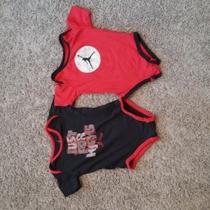 Jordan baby one piece x2